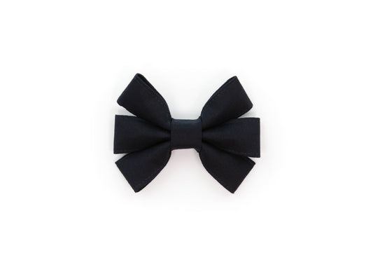 Black Girly Dog Bow
