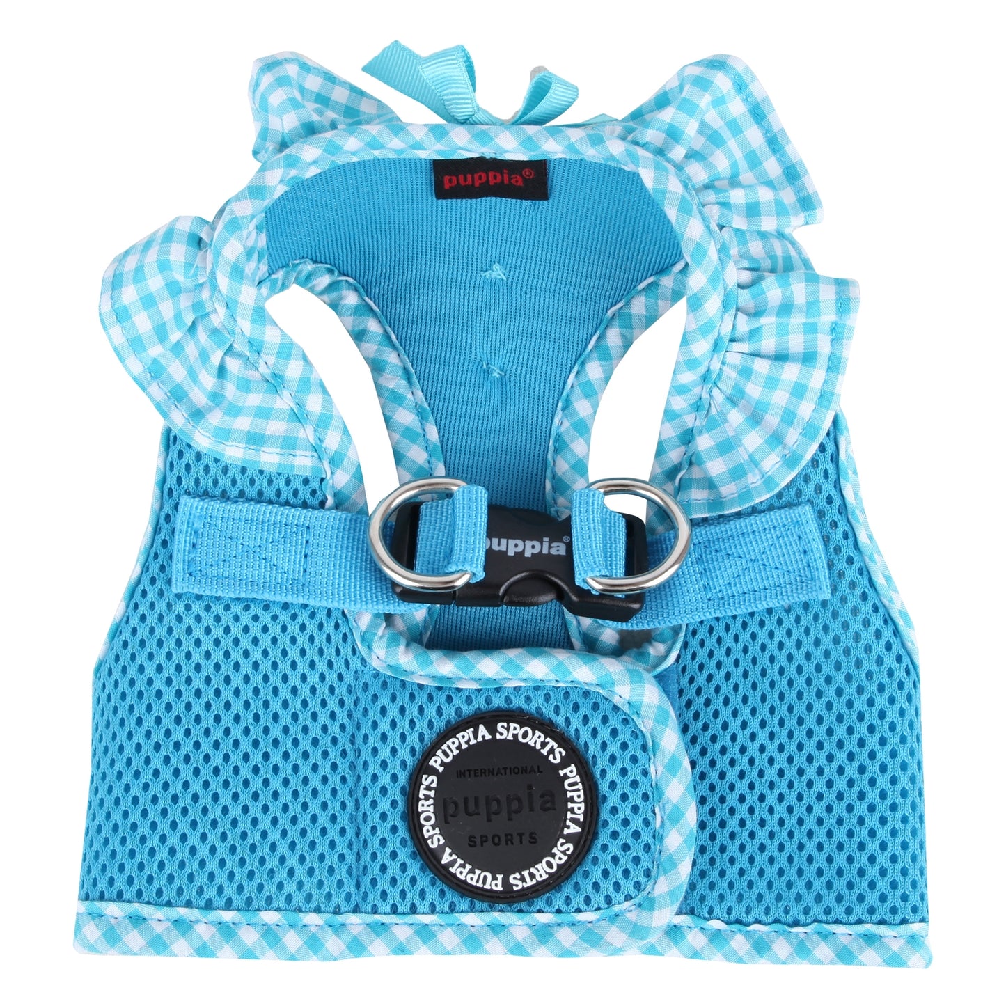 Vivien Vest Dog Harness Checkered Ruffle