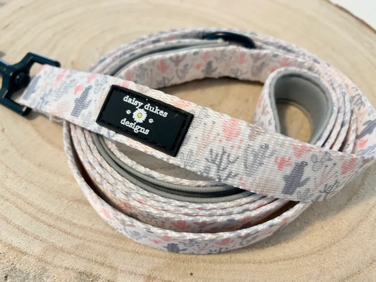 Cactus Patch Fabric Dog Lead