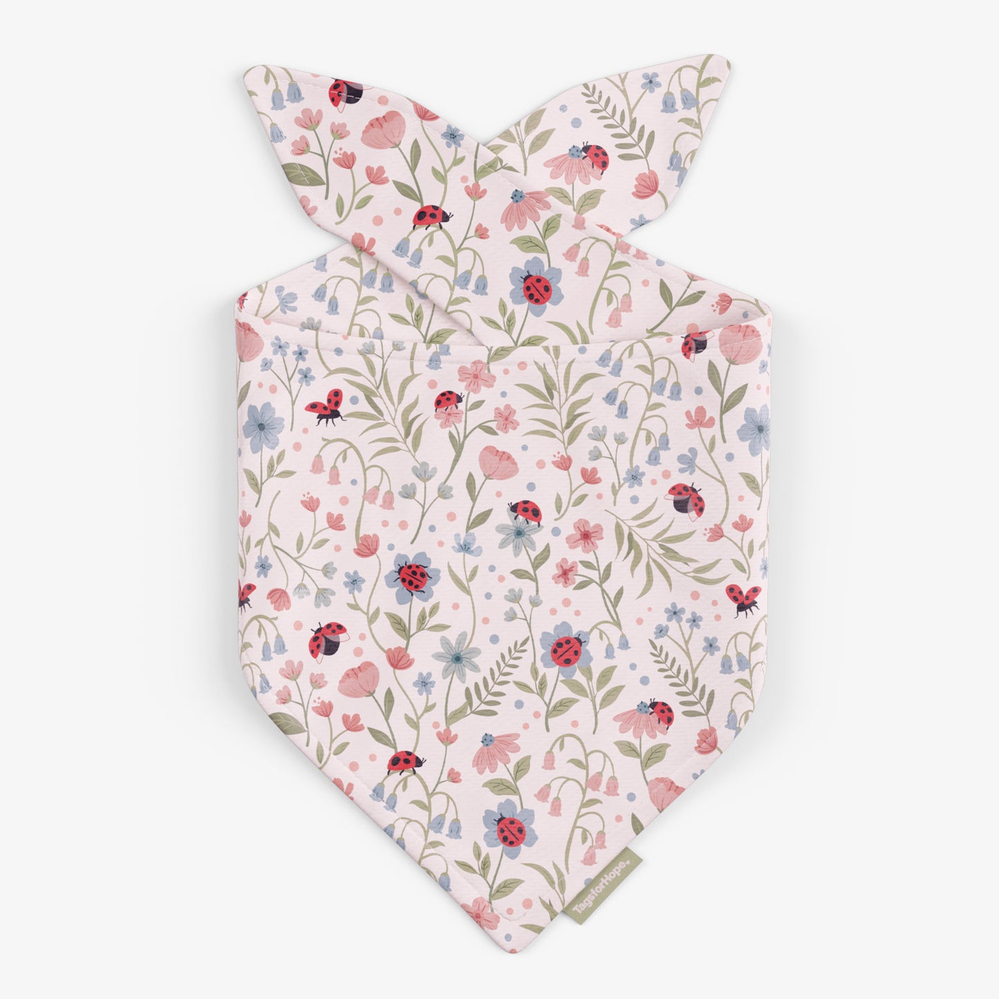 Lovely Ladybug Reversible Dog Bandana