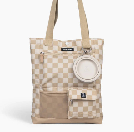 Park Pack Dog Gear Tote - Check