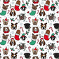 Santa Paws Christmas Dog Bandana