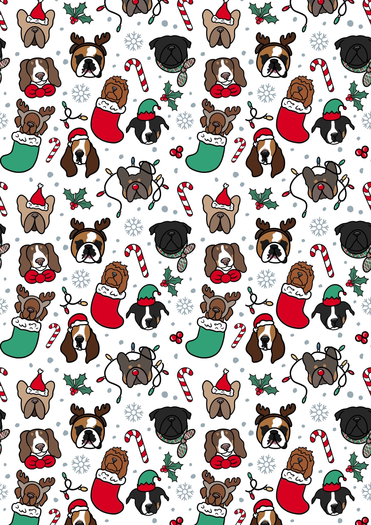 Santa Paws Christmas Dog Bandana