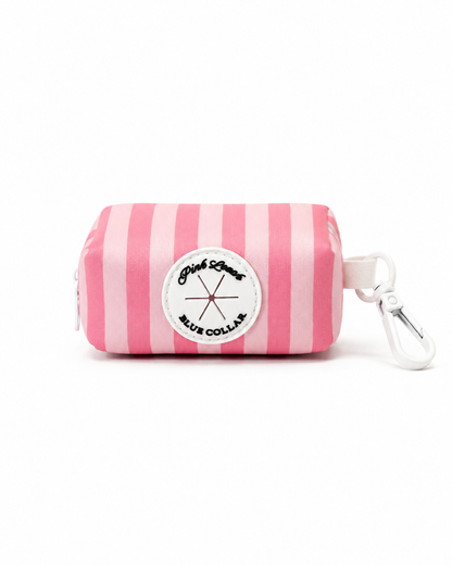 Pink on Pink Striped Waste Bag Holder