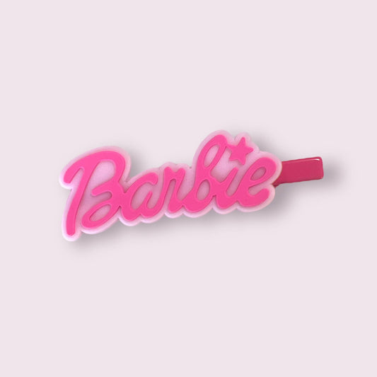 Barbie Barrette Dog Hair Barrette: Pink