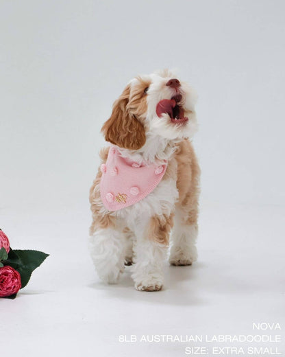 Bandana para perros con diseño de magnolia