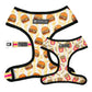 Frenchie Duo Reversible Harness - Burger N Fries