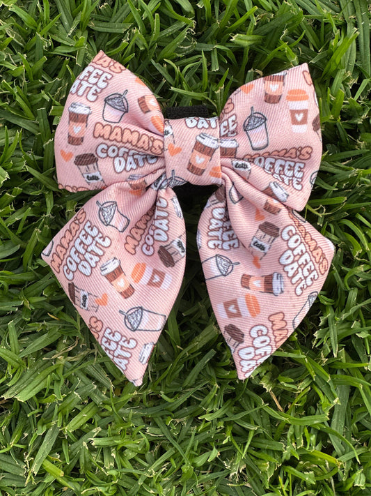 Mama's Coffee Date Sailor Bow