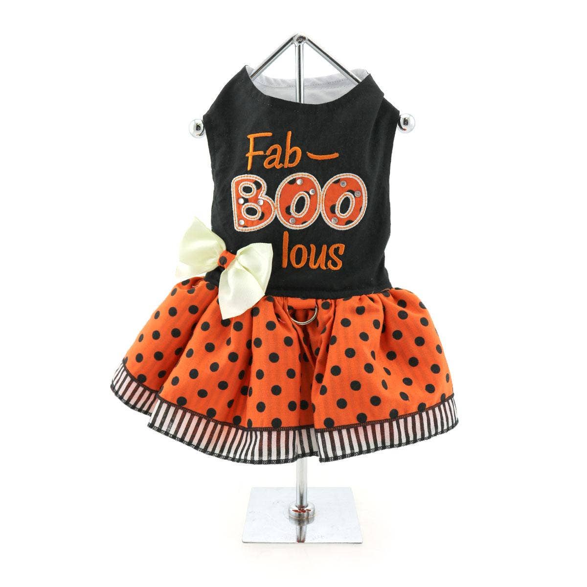 Vestido con arnés para perro para Halloween: Fab-BOO-lous