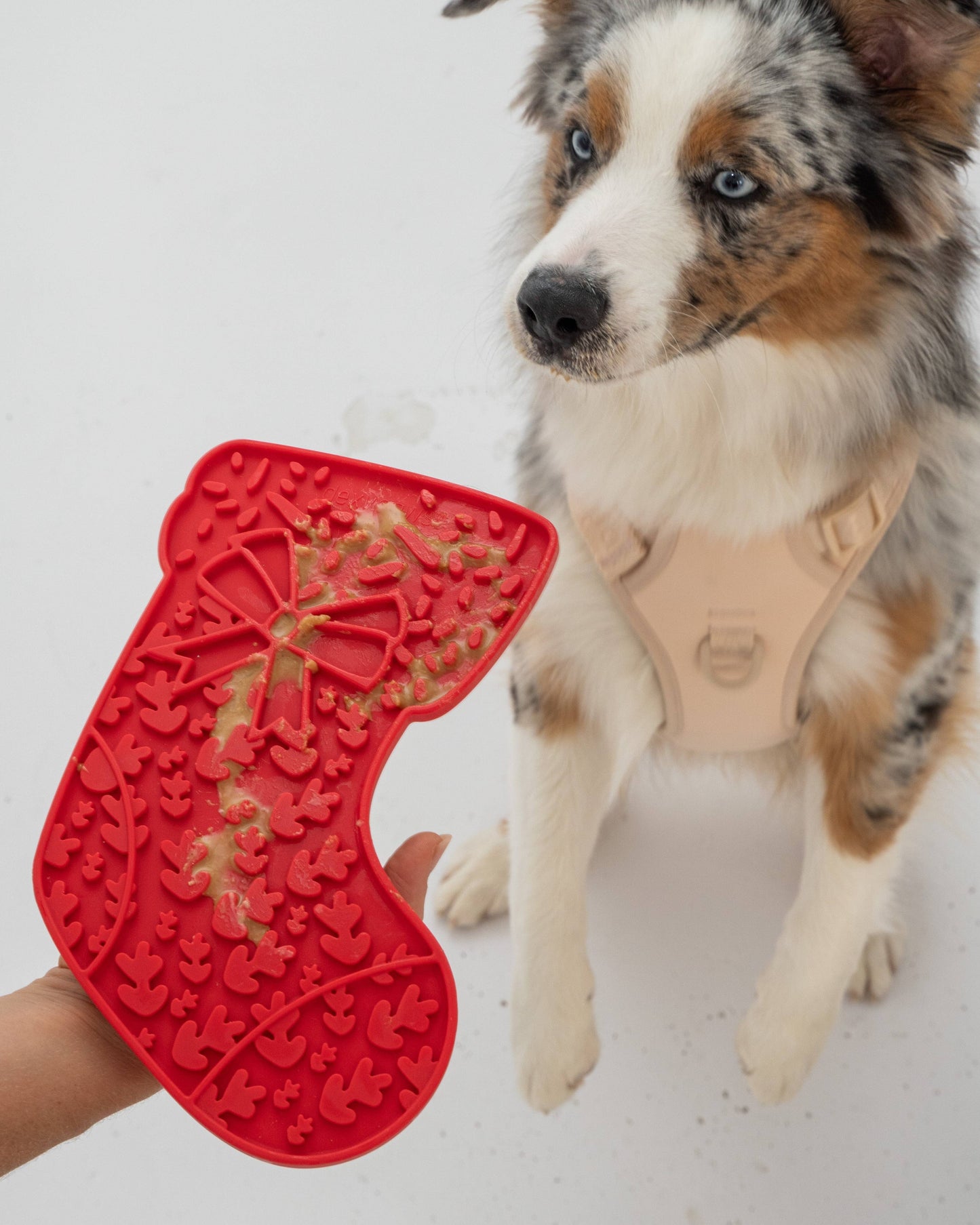 Christmas Edition: Red Stocking Enrichment Lick Mat