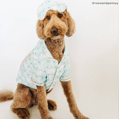 Pijama para perros Sweet Dreams + almohada con forma de ojo humano