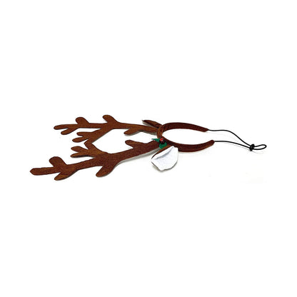 Brown Reindeer Dog Antlers Headband