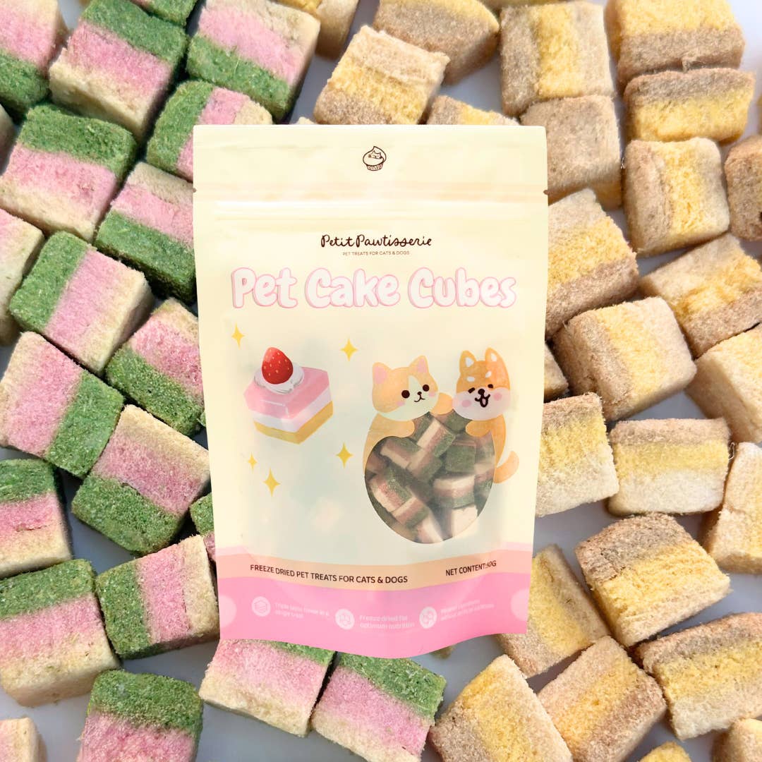 Freeze Dried Chicken Cake Cube Dog Treats 1.75oz