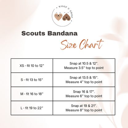Bandana para perros Scouts para barbacoa de verano