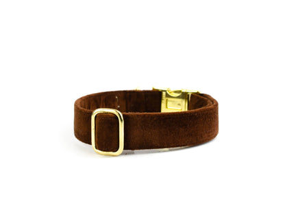 Chocolate Velvet Collar