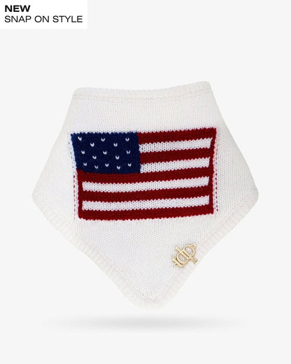 American Flag Dog Bandana