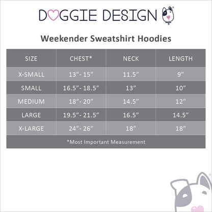 Weekender Dog Sweatshirt Hoodie - Royal Blue