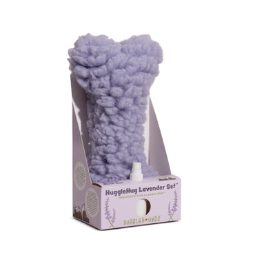 Juego de juguete para perros Hugglehug™ con hueso de lavanda y spray calmante de 2 onzas