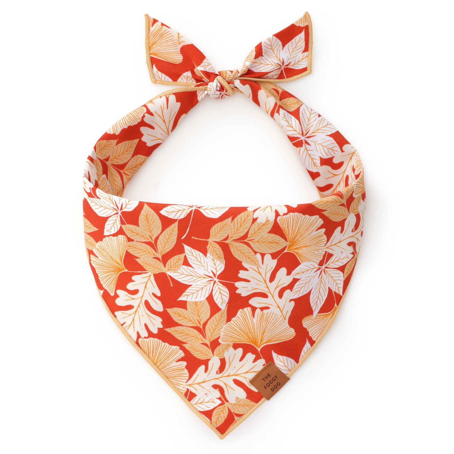 Autumn Leaves Rust Fall Dog Bandana