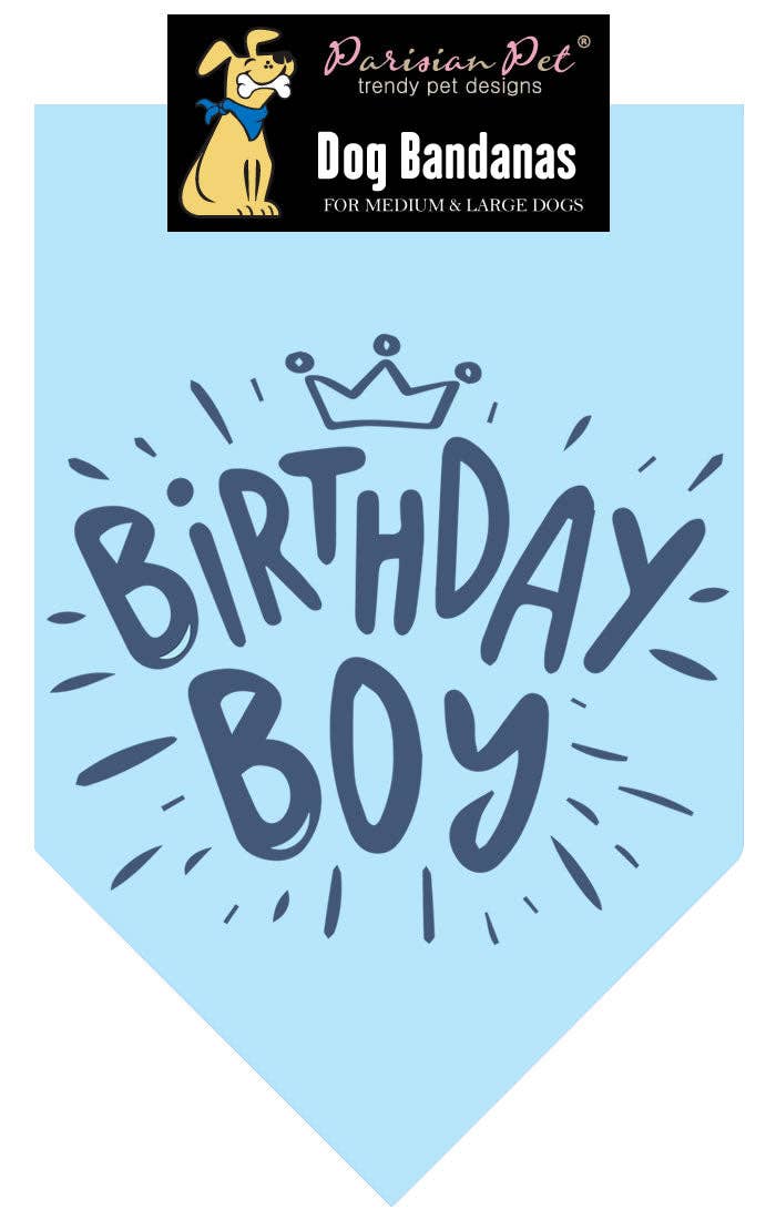 Birthday Boy Dog Bandana