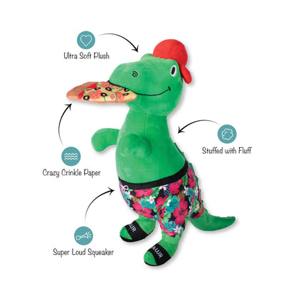 PELUCHE PARA PERROS PIZZASAURUS REX