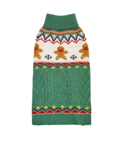 Green Christmas Dog Sweater