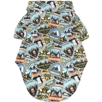 Hawaiian Camp Dog Shirt - Camping Adventure