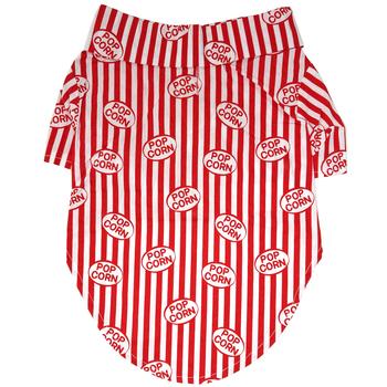 Camisa para perros de campamento hawaiano - Caja de palomitas de maíz para cine