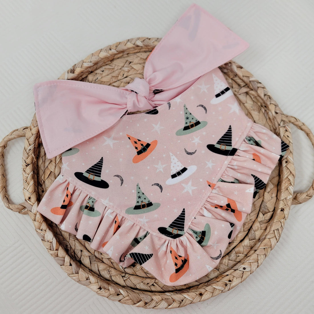 I Put a Spell On You Halloween with Ruffle Dog Bandana