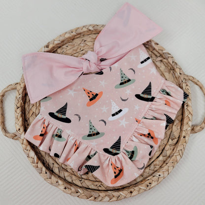 I Put a Spell On You Halloween with Ruffle Dog Bandana