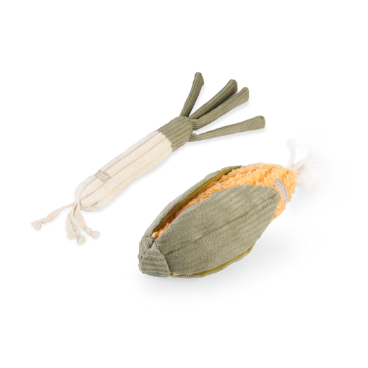 Corn + Leek Set Enrichment Dog Toy