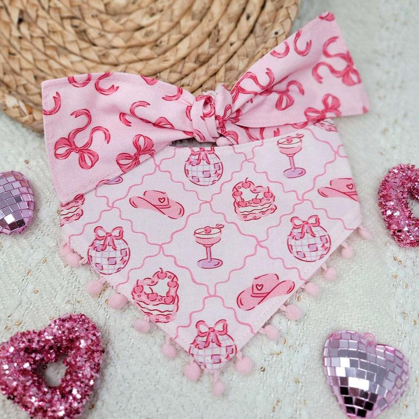 Galentine Bandana Dog Bandana