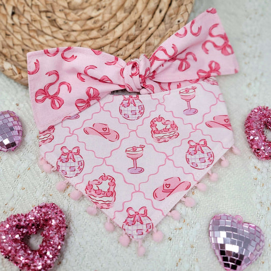 Galentine Bandana Dog Bandana