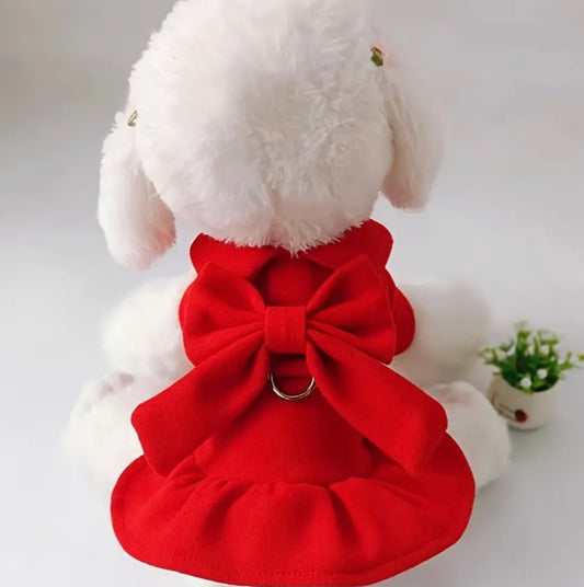 Red Dog Dress