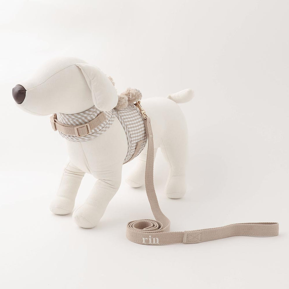 Kuma Gingham Harness + Lead Set