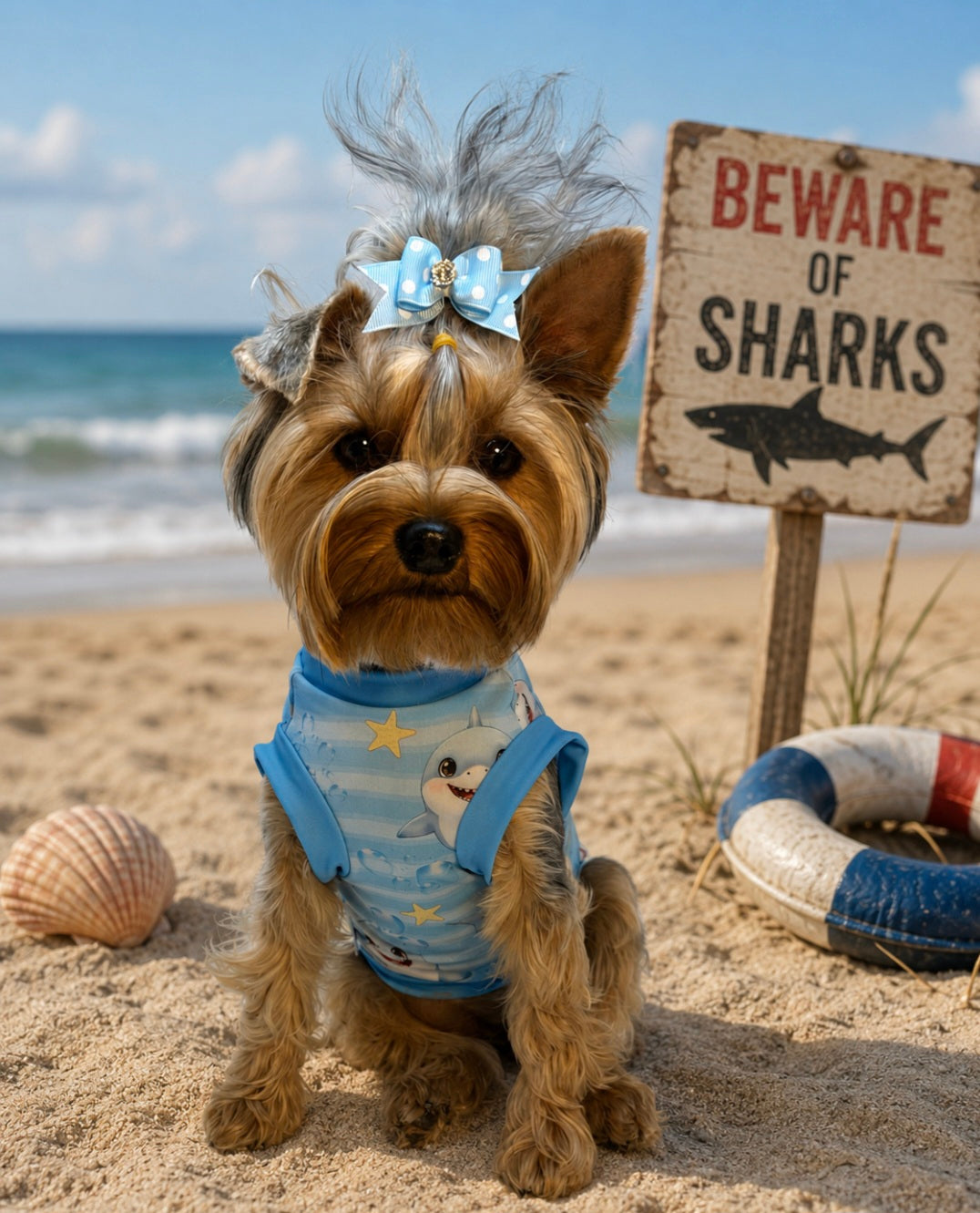 Little Wave Maker (Shark) Dog Cooling Tank