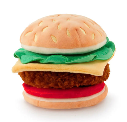 Cheeseburger Interactive Snuffle Dog Toy