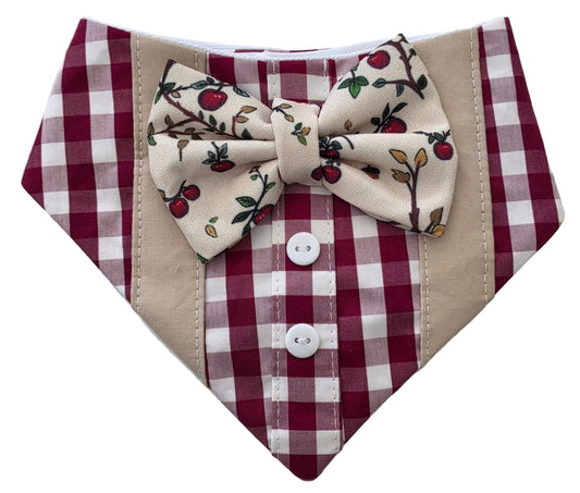 Apple Dog Boy Bandana