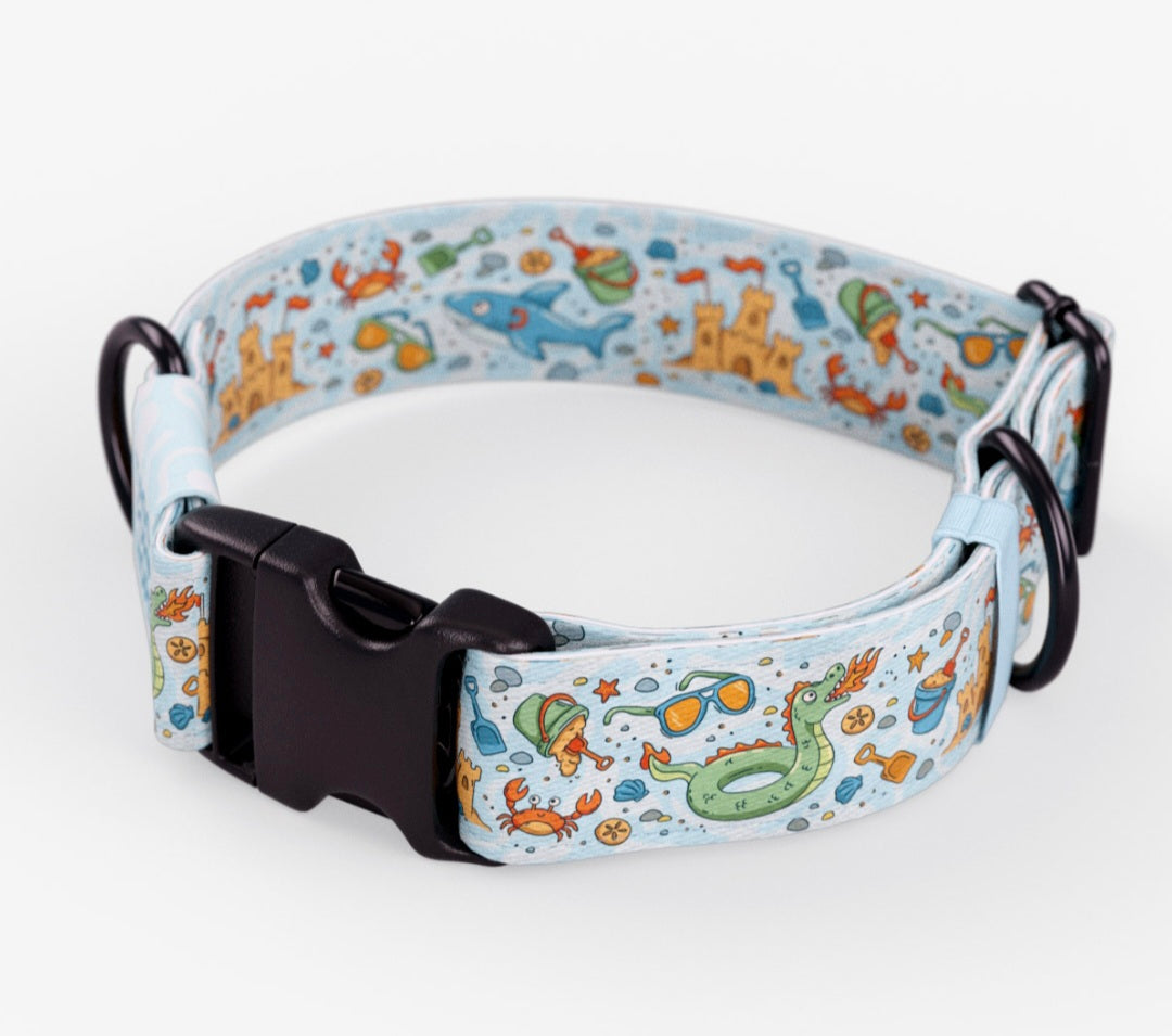 Beach Beasties Dog Collar