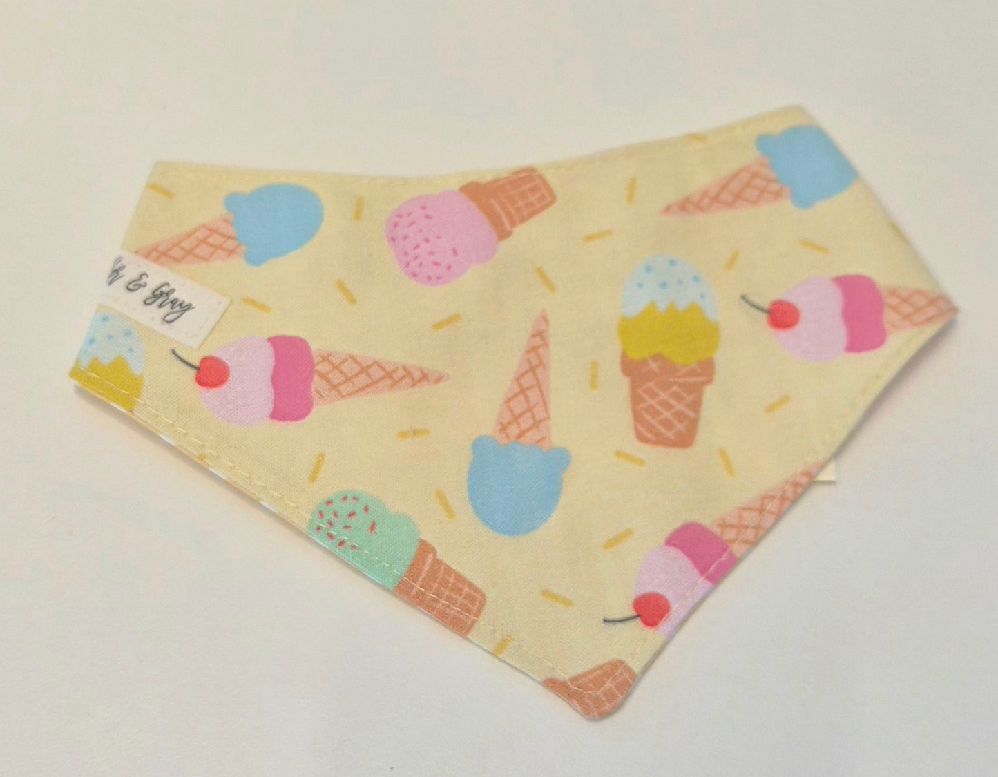Summer Ice Cream Dog Bandana