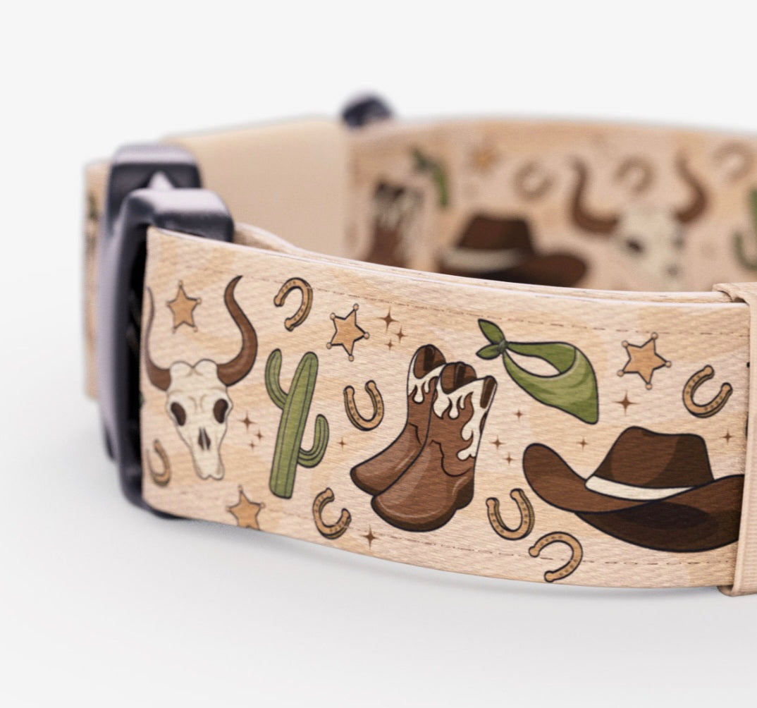 Howdy Pawtner Cowboy Dog Collar