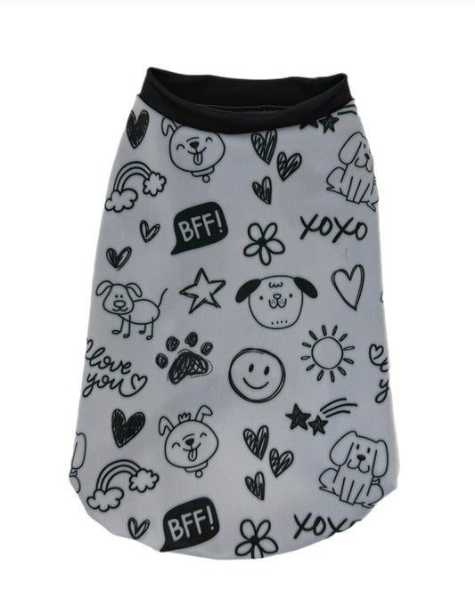 Chalk Pastel Blue Dog Cooling Tank