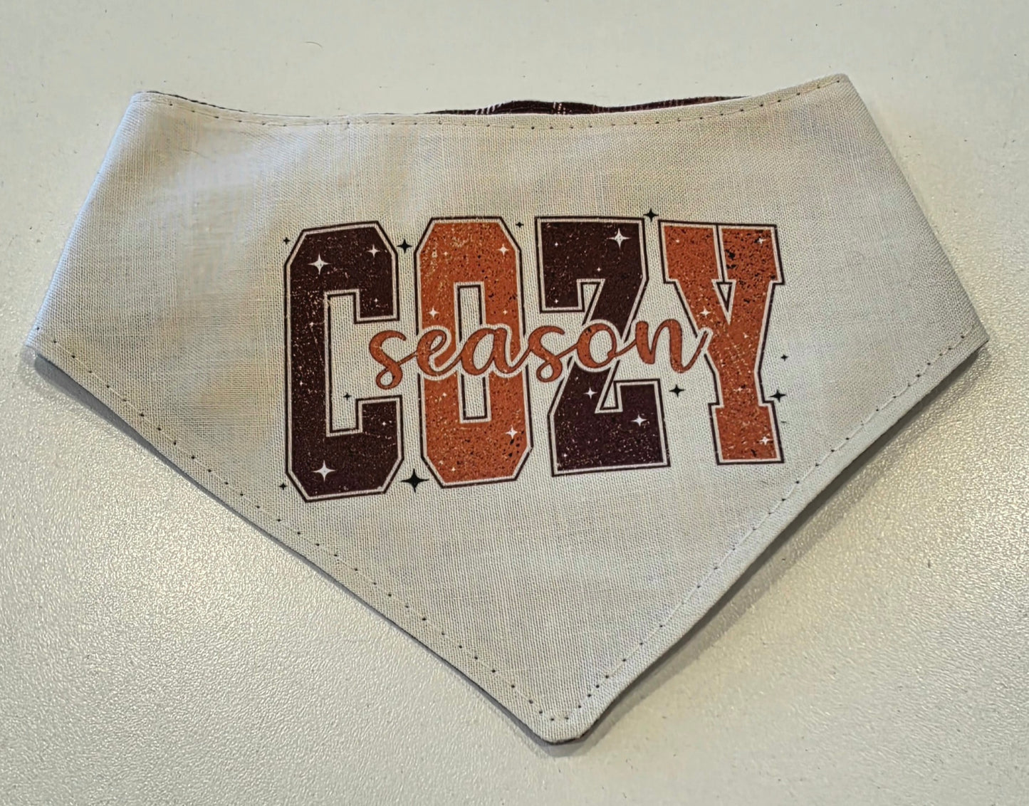 Cozy Season Plaid Dog Bandana