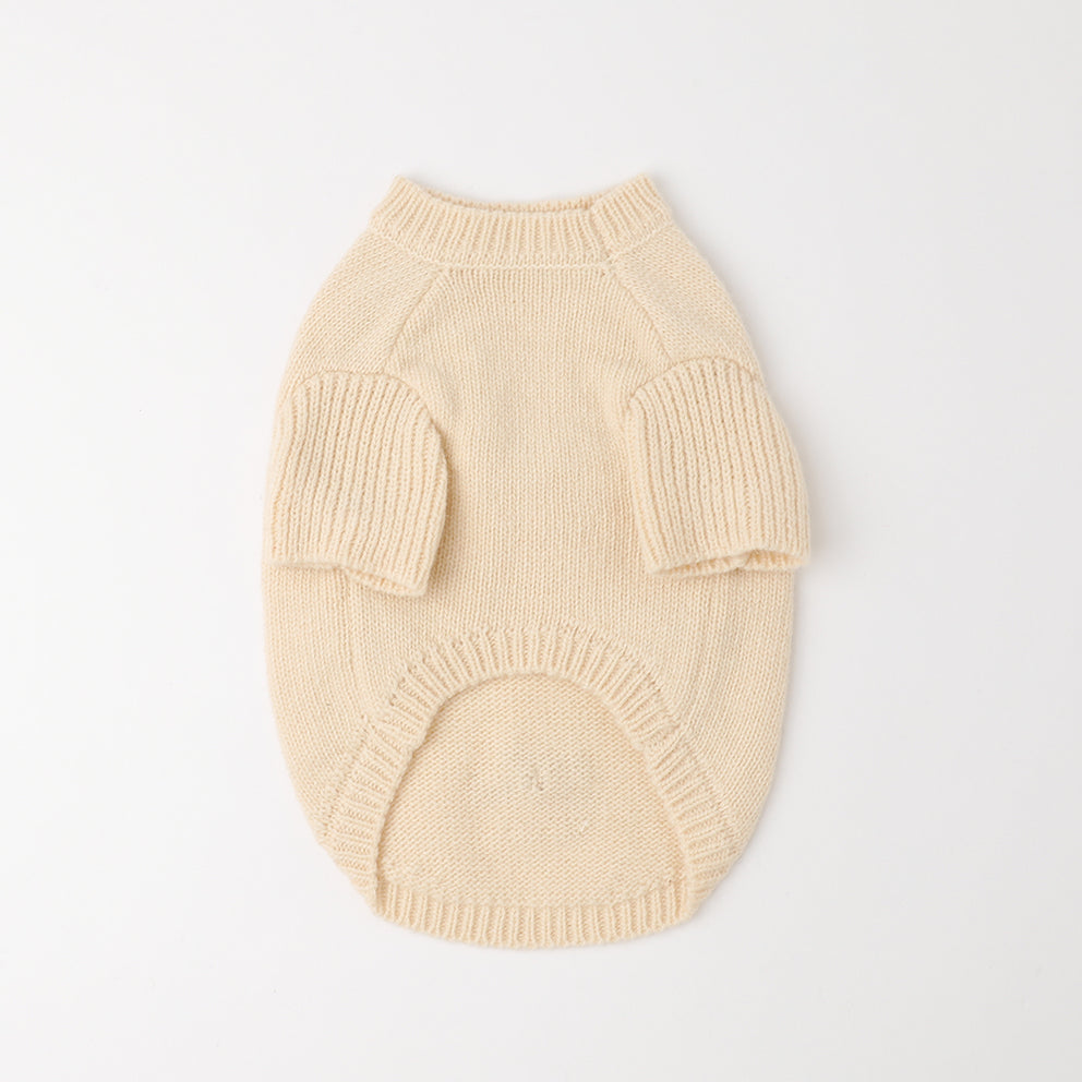 Ribbon Motif Knit Sweater