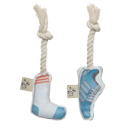 Mini Dog Toy Set - Shoe & Sock