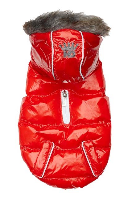 Elite Reflective Coat - Hip Doggie Red