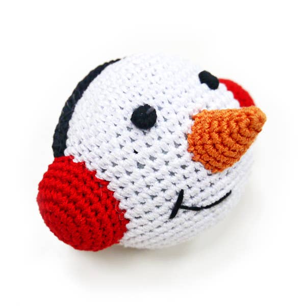 Crochet Toy - Snowman Ball