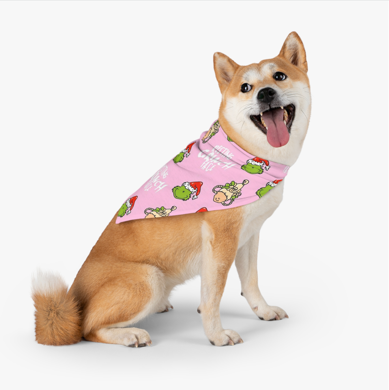 The Grinch Christmas Dog Bandana