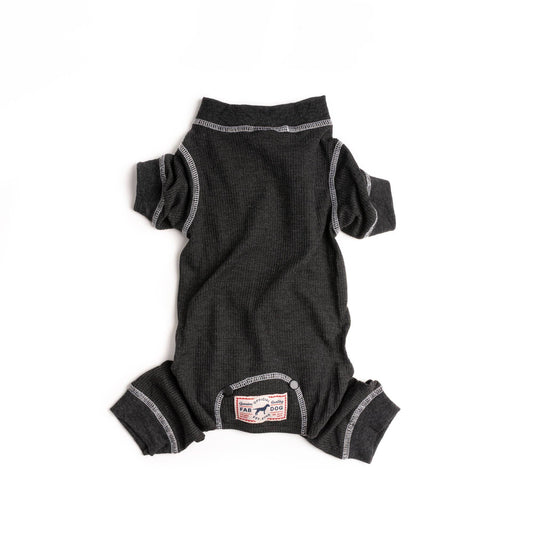 Charcoal Grey Thermal Dog Pajamas