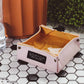 Rosewater Pink Portable Dog Bowl